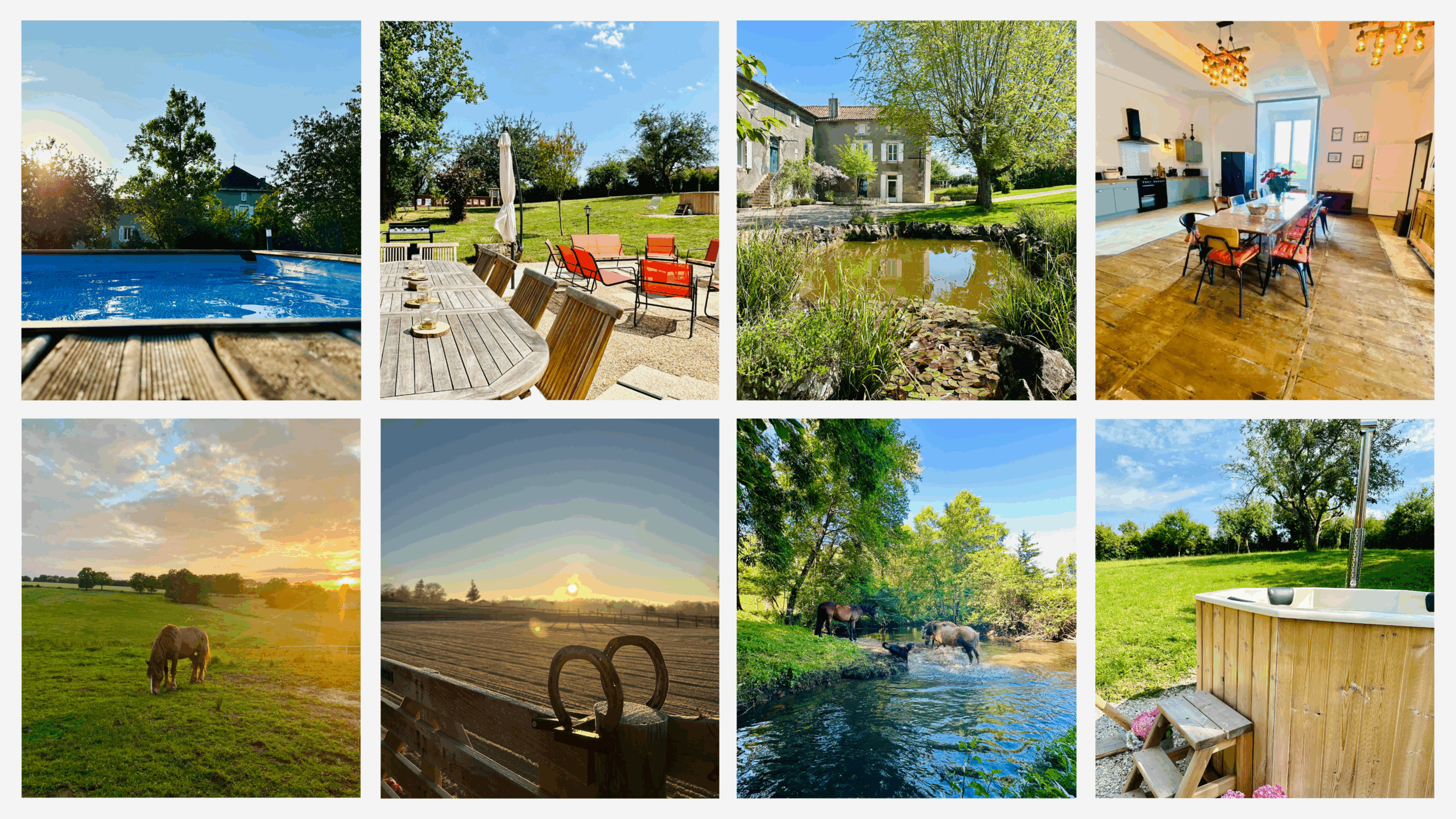 Domaine des Écuries de la Roche en bord de Charente